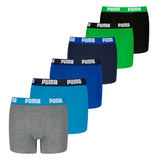 PUMA Jungen Boxer Shorts, 6er Pack - Everyday Basic Boxers ECOM 6P, Cotton Stretch