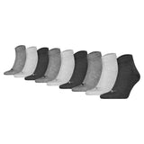 PUMA Unisex Quarter Socken, 9er Pack - Quarter Plain ECOM 9P, Logo, einfarbig