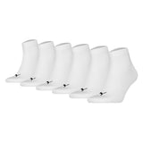 PUMA Unisex Quarter Socken, 6er Pack - Quarter Plain ECOM 6P, Logo, uni