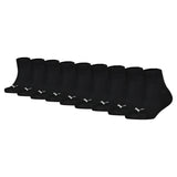 PUMA Kinder Quartersocken, 9er Pack - Plain Quarter ECOM 9P, Logo, einfarbig