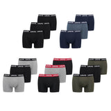 Levi's Herren Boxershorts, 3er Pack - Repeat Logo Boxer Brief 3P, Logobund, Baumwoll-Stretch, einfarbig