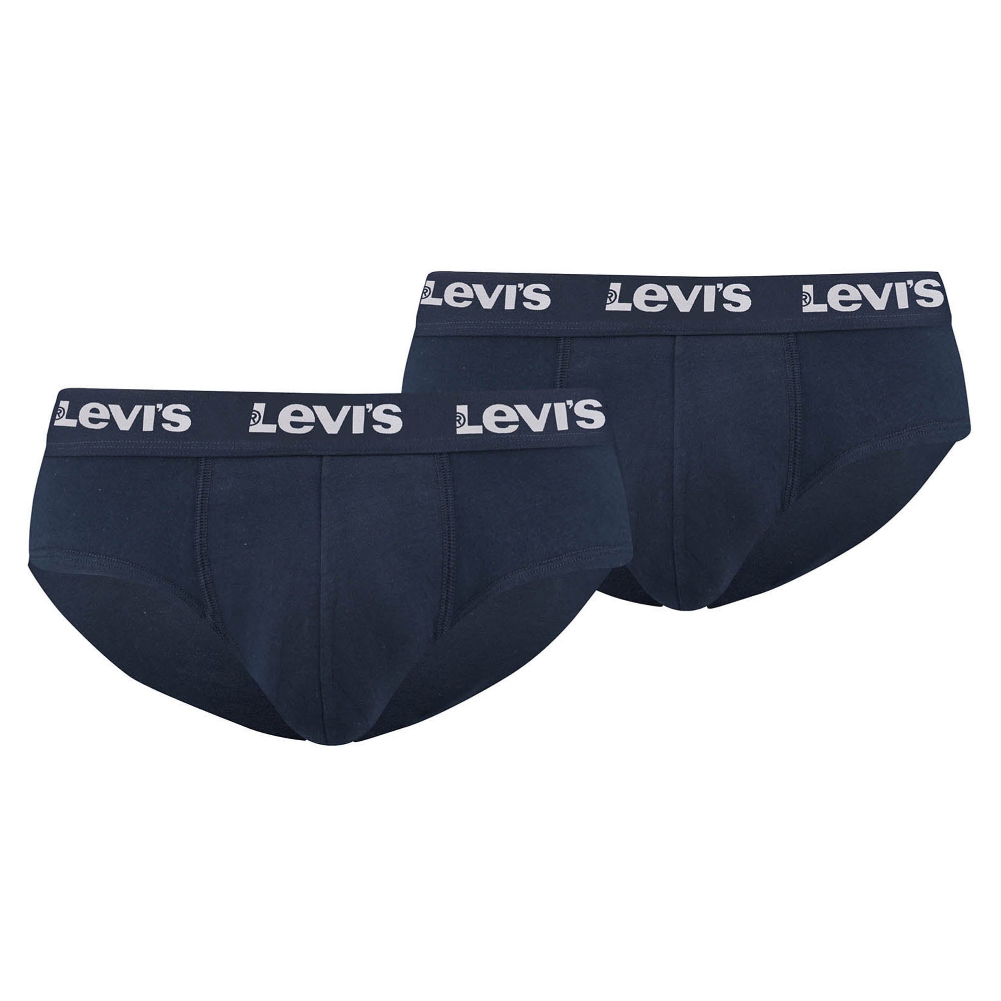 Levi's Men Briefs, 2-pack - Repeat Logo Brief 2P, logo waistband, stretch cotton, plain