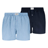 Levi's Herren Web-Boxershorts, 2er Pack - Woven Boxers 2P, Baumwolle, einfarbig