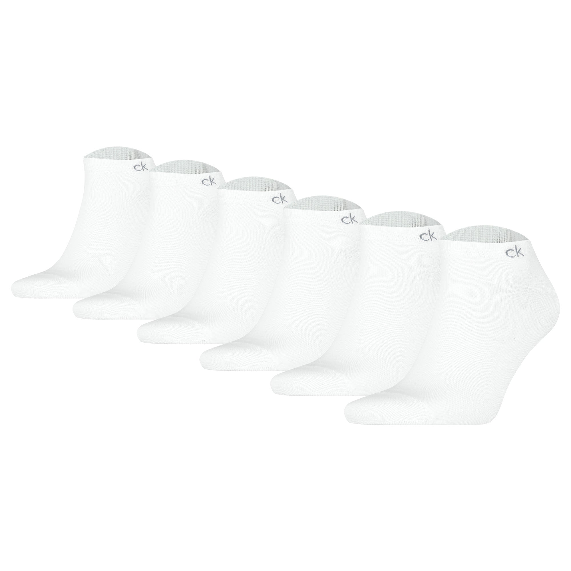 Calvin Klein Herren Sneakersocken, 6er Pack - Men Sneaker Socks 6P, einfarbig, ECOM