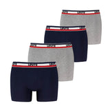 Levi's Herren Boxer-Shorts, 4er Pack - Sportswear Logo Boxer Brief 4P, Cotton Stretch, ECOM