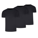 Levi's Herren T-Shirts, 3er Pack - Solid Crew 3P, Rundhals, Cotton Stretch, ECOM