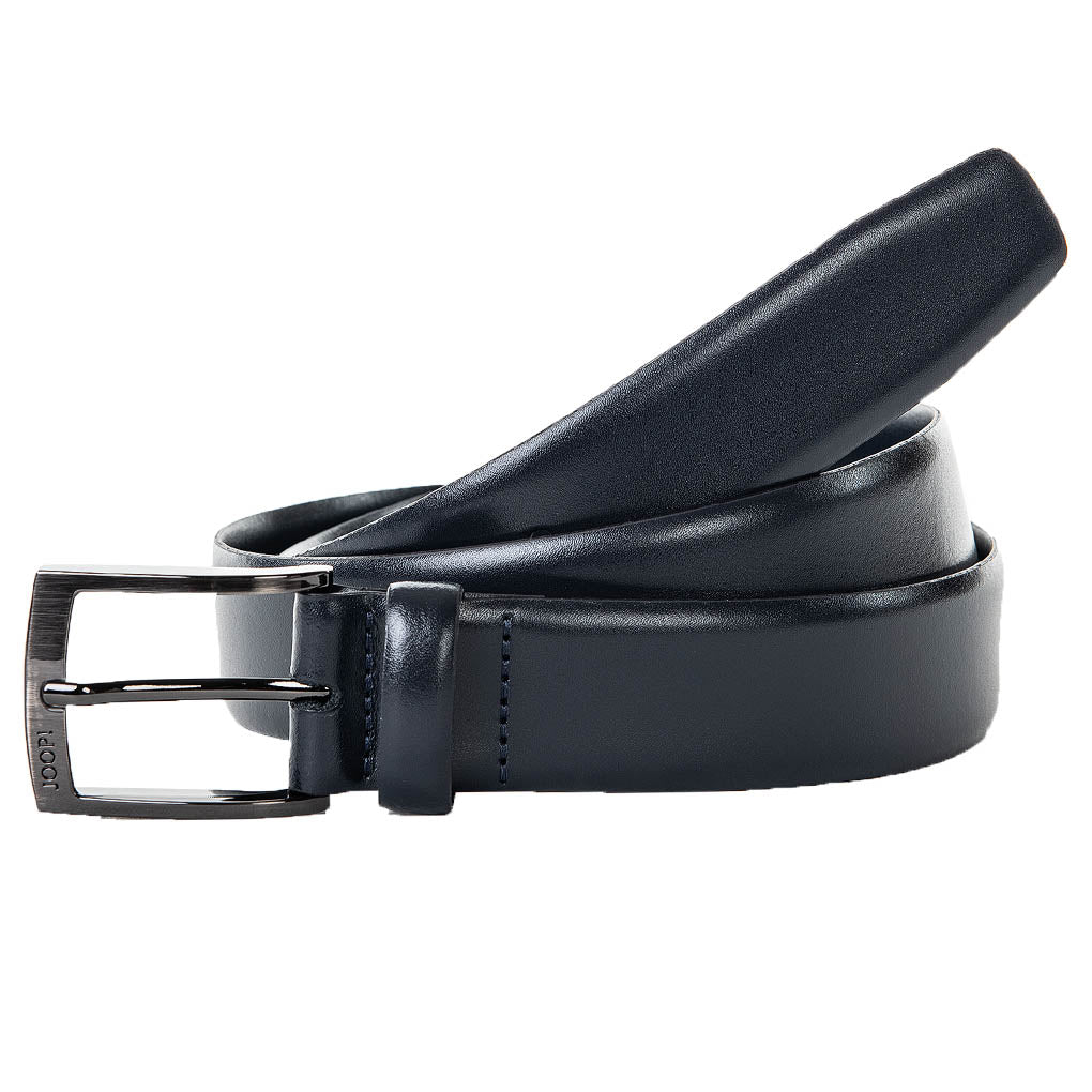JOOP! Herren Gürtel - Coll. Belt 3,5 cm, Echtleder, Dornschließe, Logo