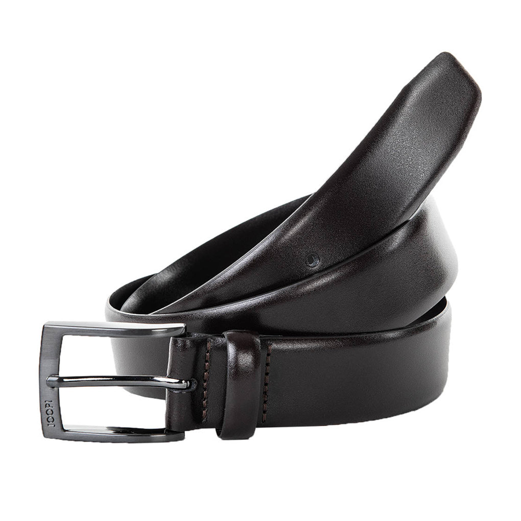 JOOP! Herren Gürtel - Coll. Belt 3,5 cm, Echtleder, Dornschließe, Logo