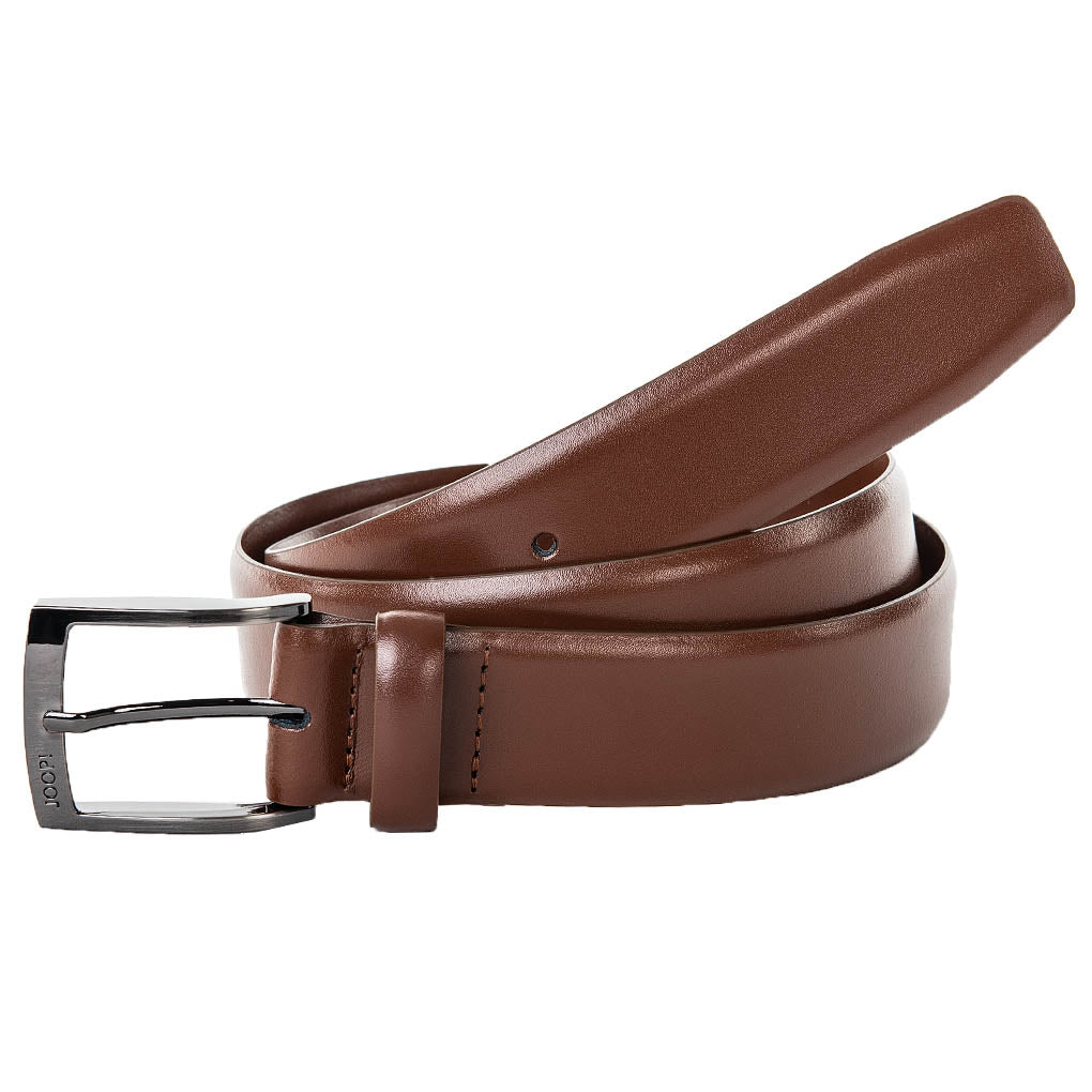 JOOP! Herren Gürtel - Coll. Belt 3,5 cm, Echtleder, Dornschließe, Logo