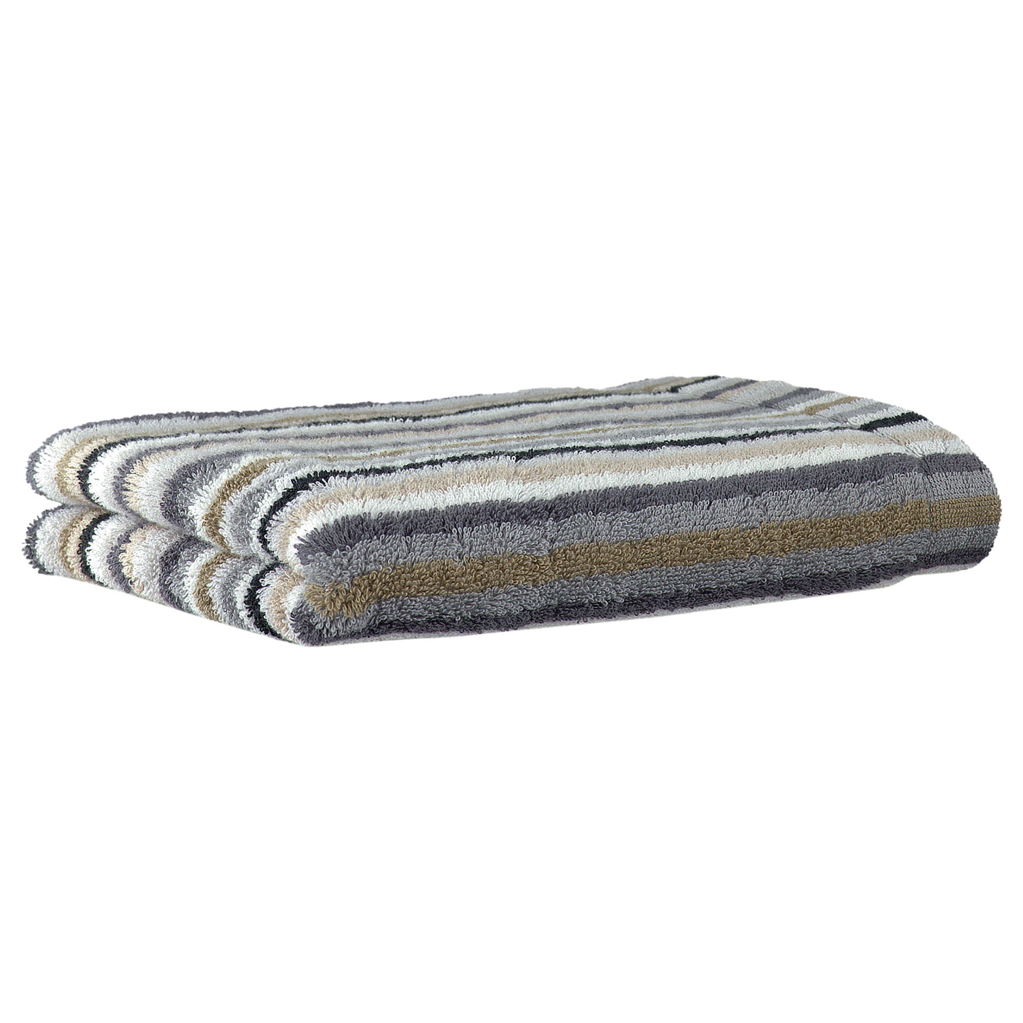 CAWÖ Gästetuch - C Life Style Stripes, Walkfrottier