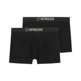 DSTREZZED Herren Boxershorts, 2er Pack - Chaplin, Baumwolle-Viskose-Mix, einfarbig