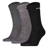 PUMA Unisex Sportsocken, 3 Paar - Tennissocken, Crew Sport Socken, einfarbig