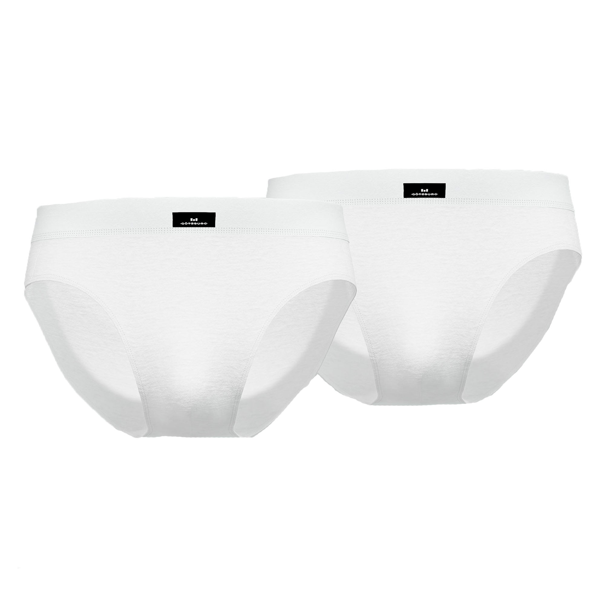 GÖTZBURG Men's briefs, 2-pack - X-lastic, underwear, pants, logo, solid colour