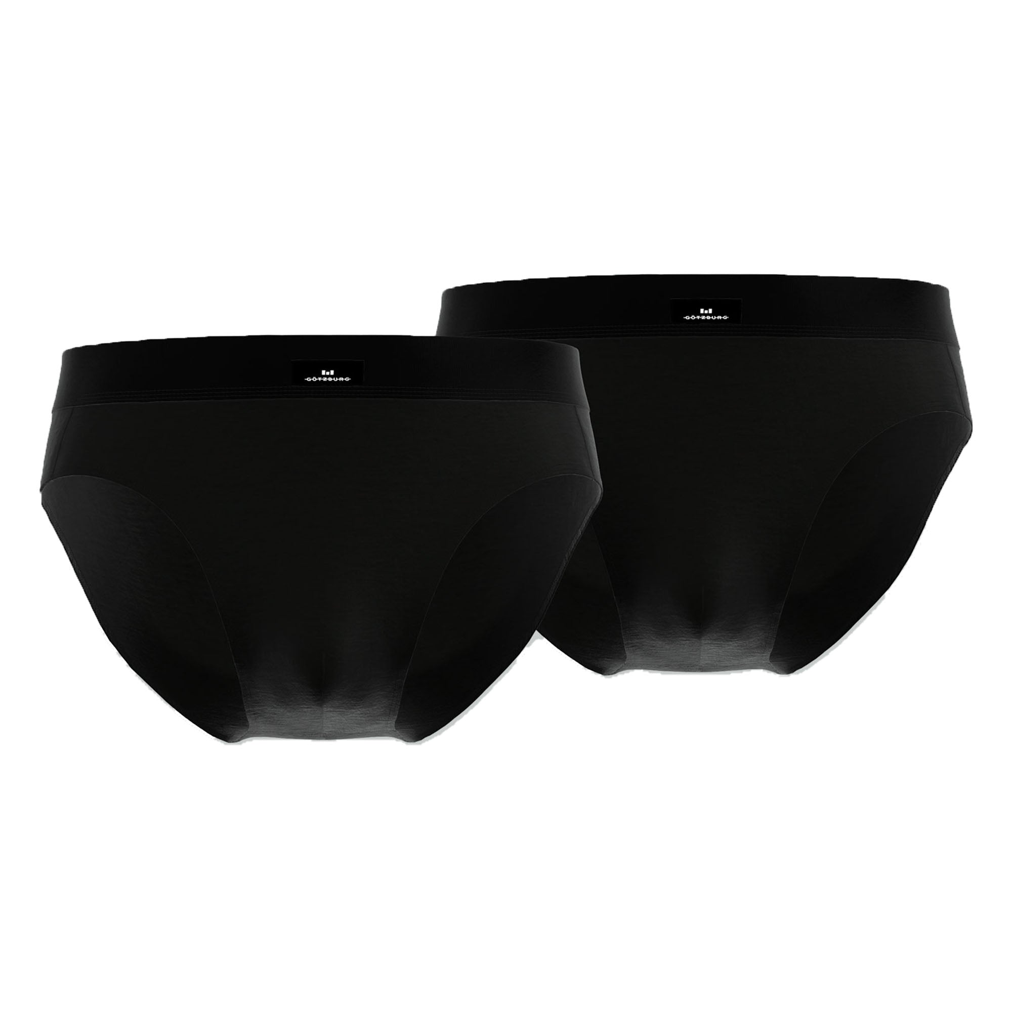 GÖTZBURG Men's briefs, 2-pack - X-lastic, underwear, pants, logo, solid colour