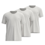 TOM TAILOR Herren T-Shirt, 3er Pack - Rundhals, Kurzarm, Single Jersey, Baumwolle, einfarbig