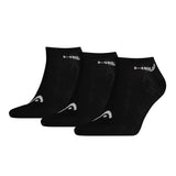HEAD Unisex Sneakersocken, 3er Pack - weicher Baumwollmix, einfarbig