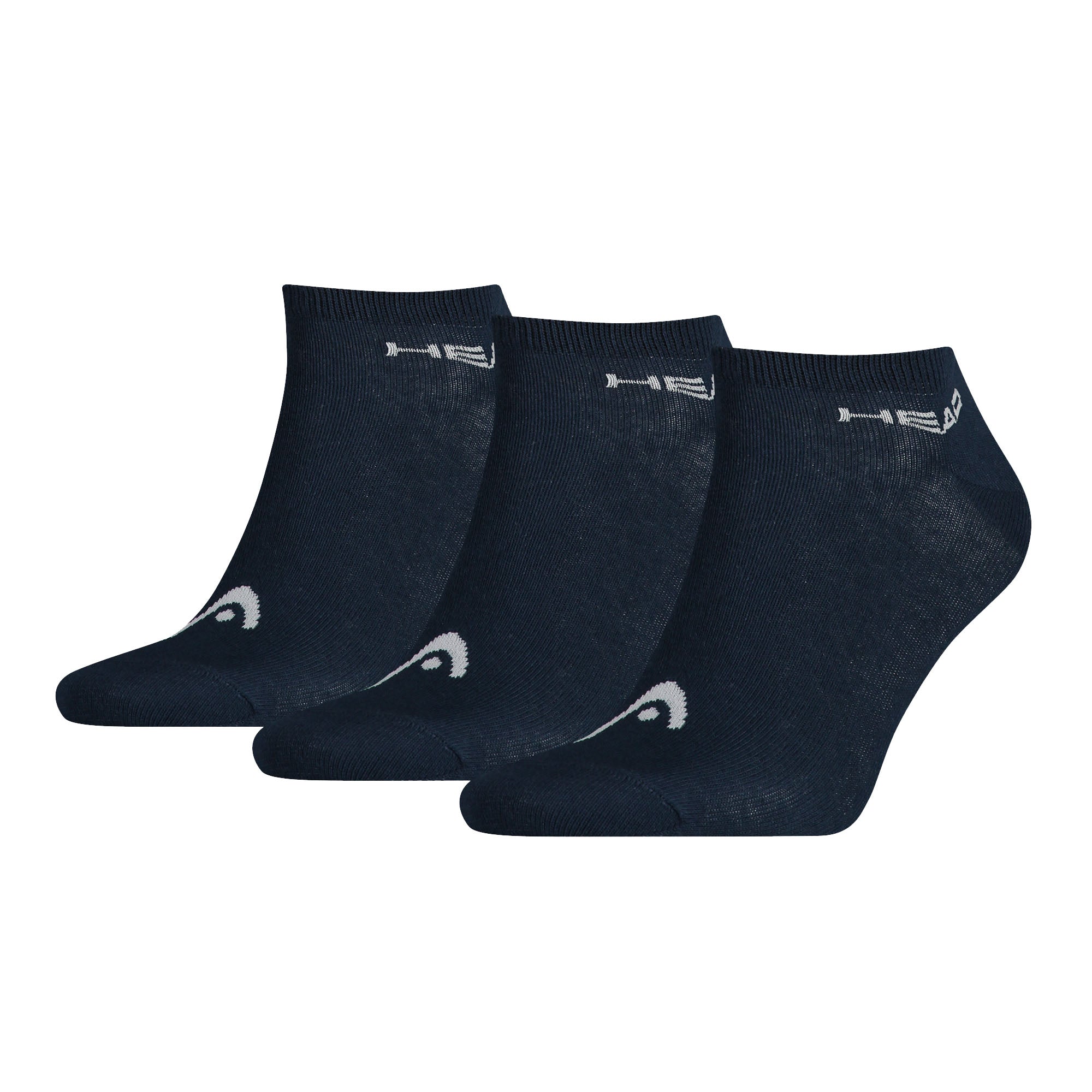 HEAD Unisex Sneakersocken, 3er Pack - weicher Baumwollmix, einfarbig