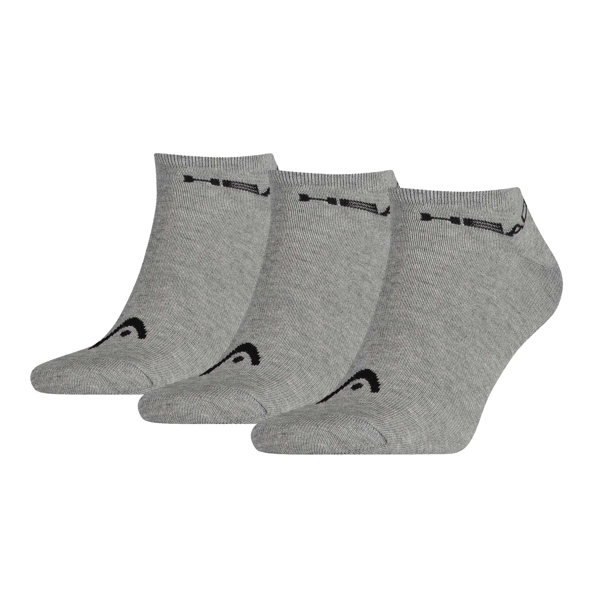 HEAD Unisex Sneakersocken, 3er Pack - weicher Baumwollmix, einfarbig