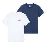 Levi's Herren T-Shirts, 2er Pack - "The Graphic Tee - 2 Pack", Rundhals, Baumwolle
