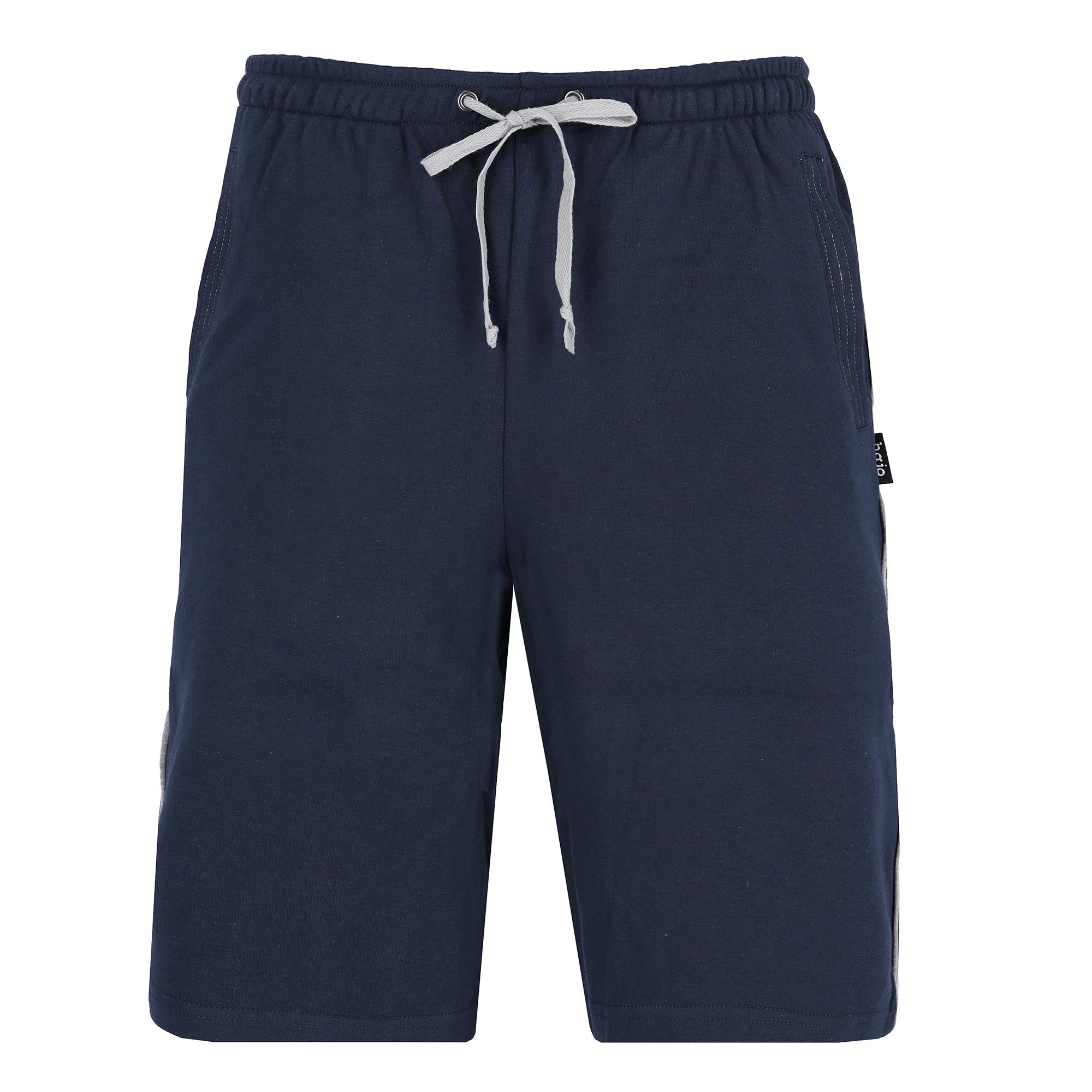hajo Herren Sweatshorts - Klima-Komfort, Bermuda, Cotton-Mix, uni