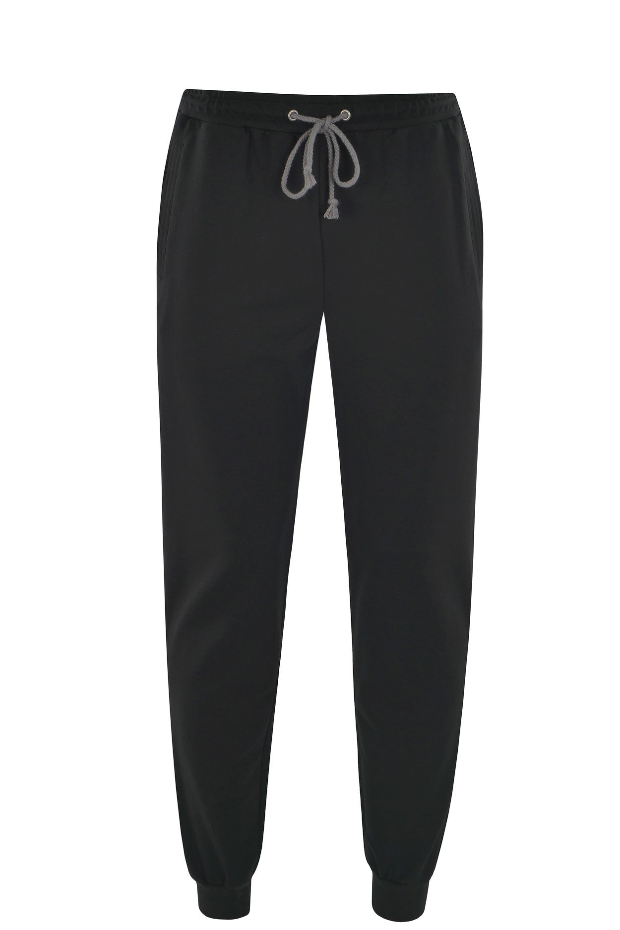 hajo Herren Homewear Hose - Jogginghose, Klima-Komfort, Stretch Cotton-Mix, uni