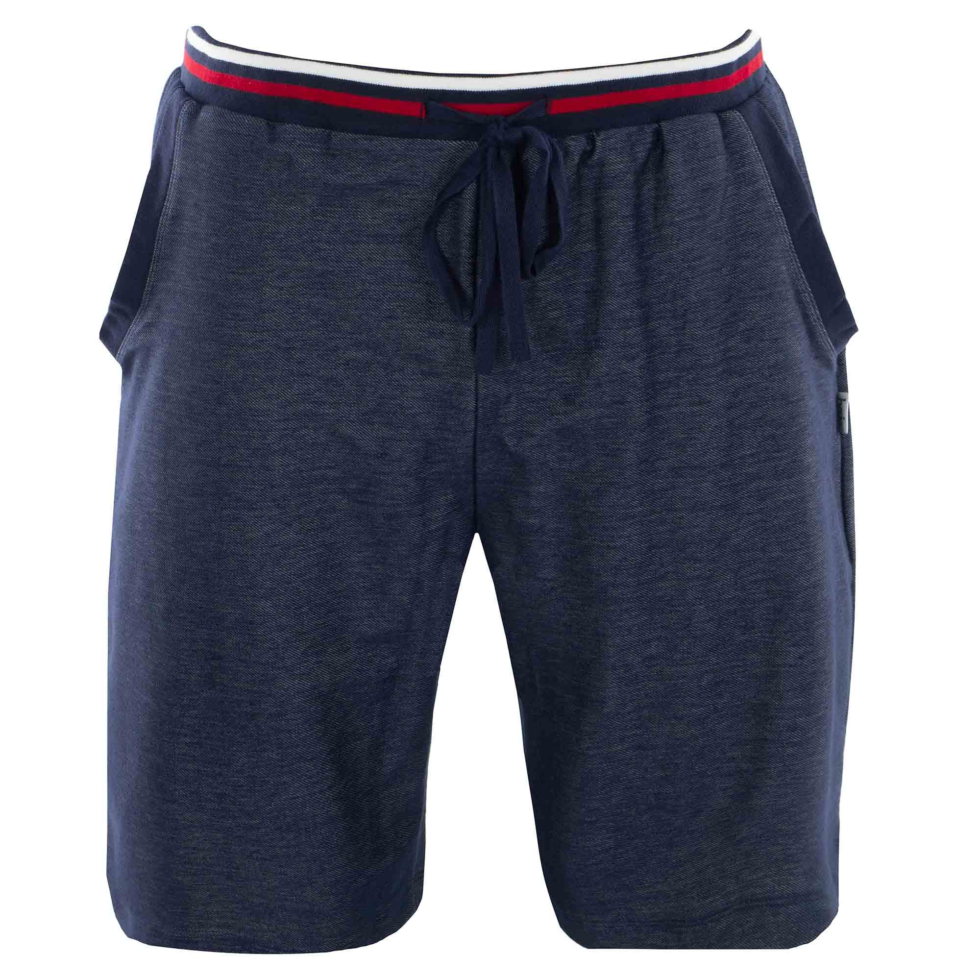 hajo Herren Sweatshorts - Stretch, Bermuda, Kontrastbund, Baumwolle merzerisiert