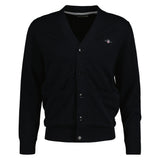 GANT Men's cardigan - CLASSIC COTTON V-CARDIGAN, button placket, V-neck, cotton