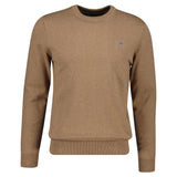 GANT Herren Pullover - CLASSIC COTTON C-NECK, Strickpullover, Rundhals, Baumwolle