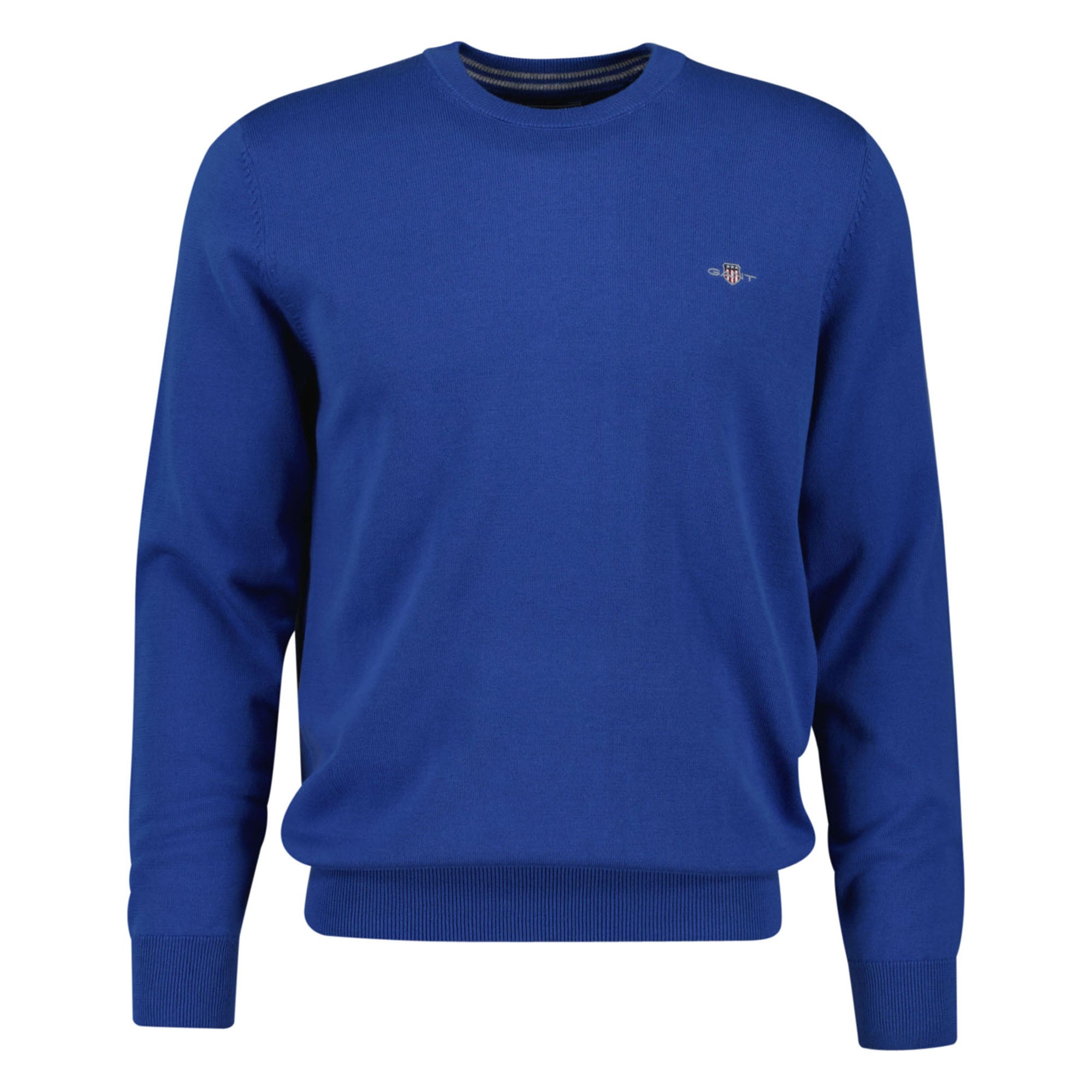 GANT Herren Pullover - CLASSIC COTTON C-NECK, Strickpullover, Rundhals, Baumwolle