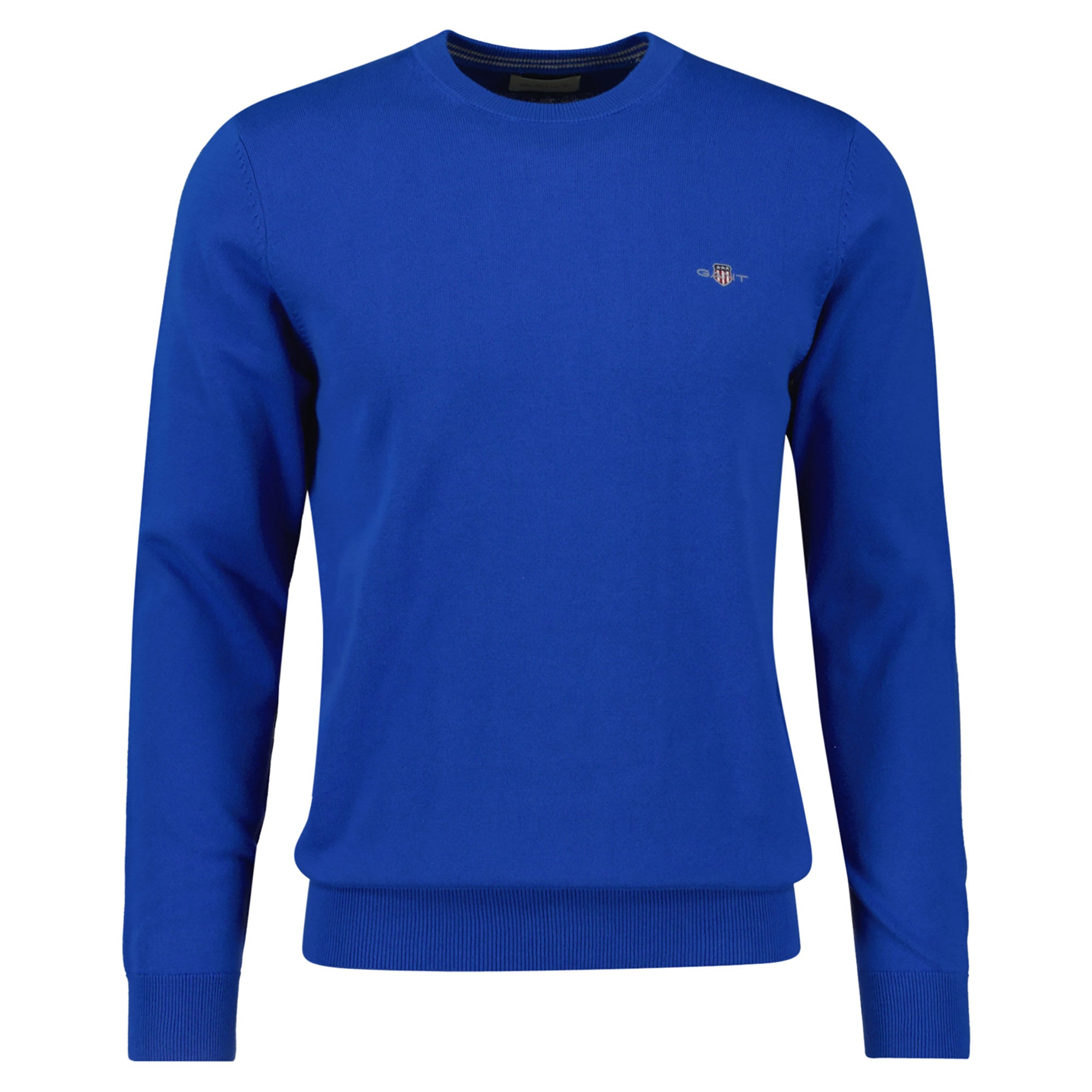 GANT Herren Pullover - CLASSIC COTTON C-NECK, Strickpullover, Rundhals, Baumwolle