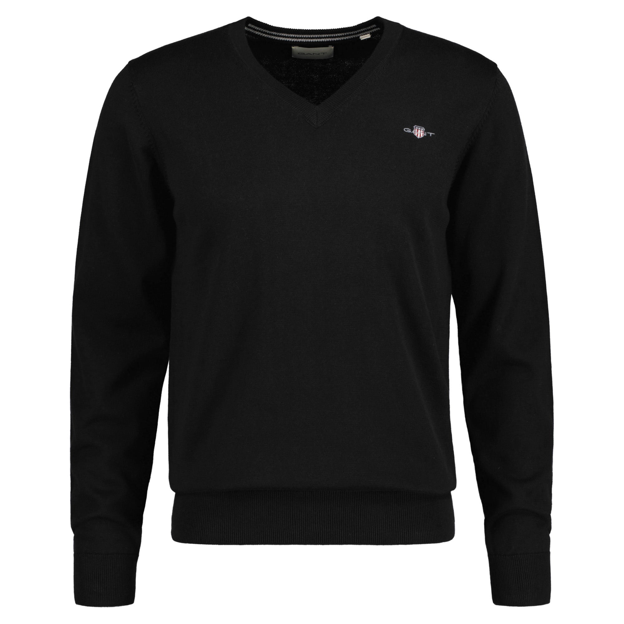 GANT Herren Pullover - CLASSIC COTTON V-NECK, Strickpullover, V-Ausschnitt, Baumwolle