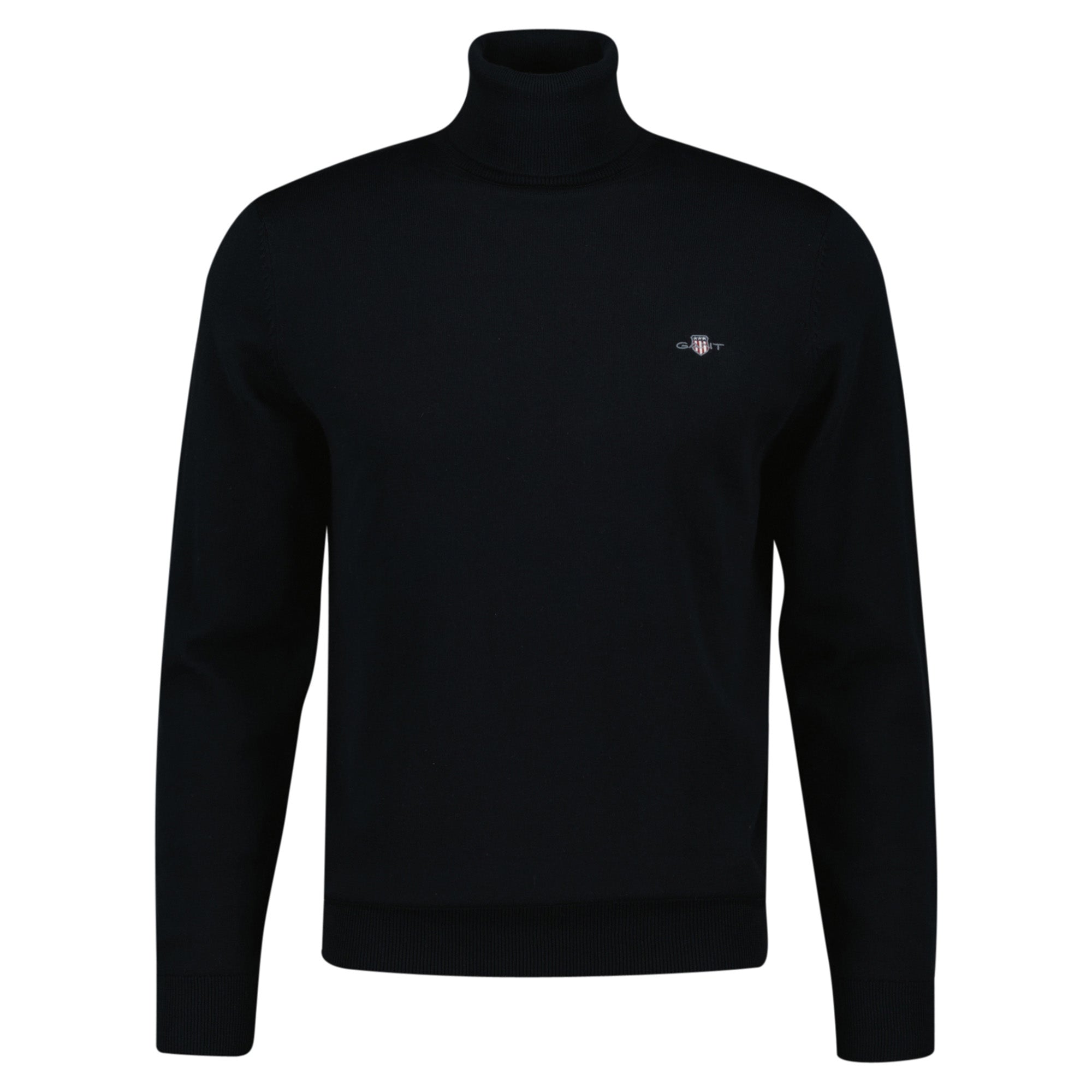 GANT Herren Pullover - CLASSIC COTTON ROLLERNECK, Strickpullover, Rollkragen, Baumwolle