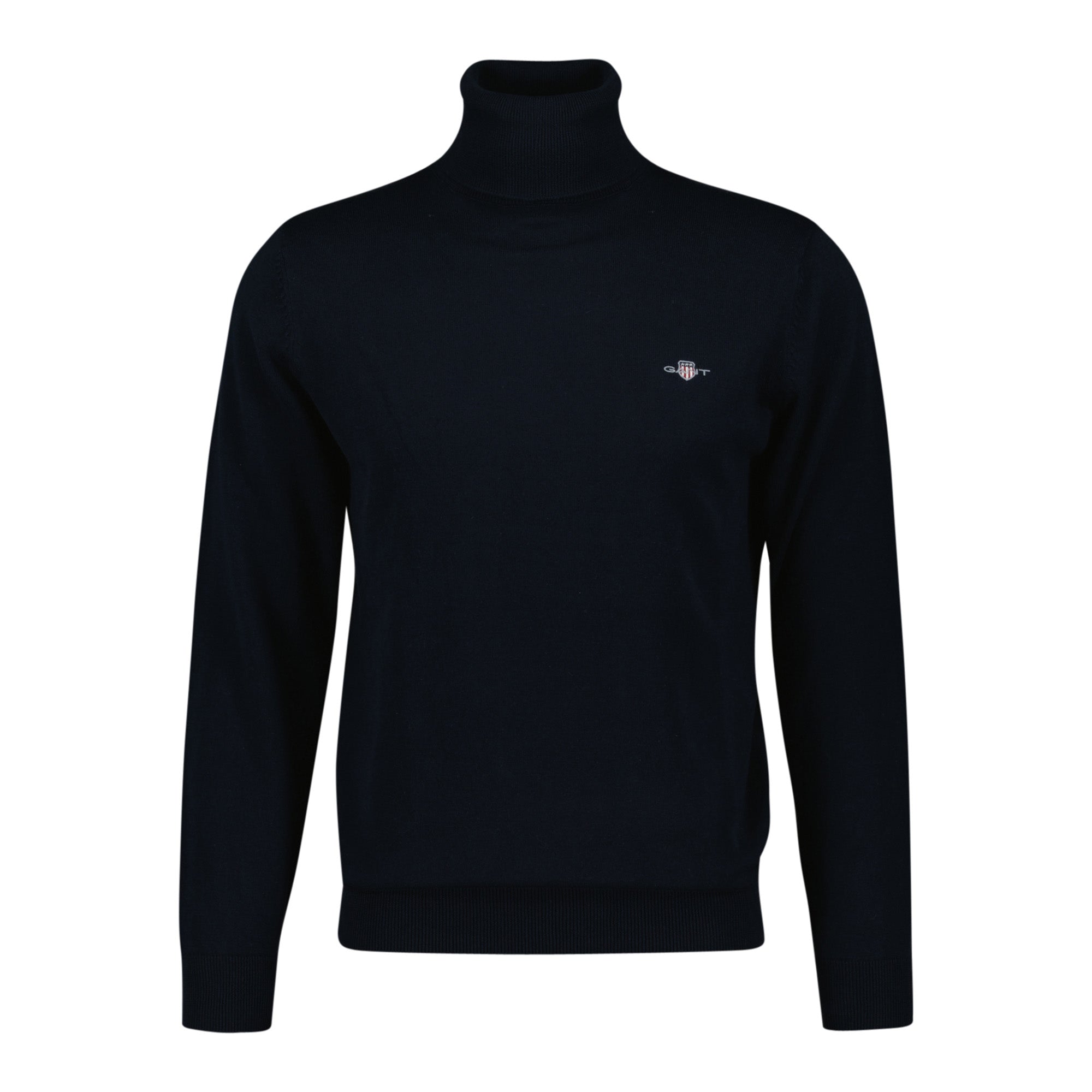 GANT Herren Pullover - CLASSIC COTTON ROLLERNECK, Strickpullover, Rollkragen, Baumwolle