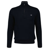 GANT Herren Pullover mit Zip-Kragen - CLASSIC COTTON HALF ZIP, Strickpullover, Baumwolle