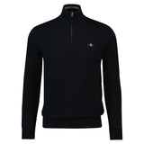 GANT Herren Pullover mit Zip-Kragen - CLASSIC COTTON HALF ZIP, Strickpullover, Baumwolle