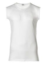 NOVILA Herren Unterhemd - Rundhals, ohne Arm, Natural Comfort, Interlock
