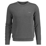 GANT Herren Pique-Strickpullover, Rundhals - COTTON PIQUE C-NECK, Baumwolle