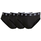 CR7 Herren Slips, 3er Pack - Briefs, Logobund, Stretch Cotton