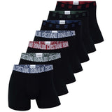 CR7 Herren Boxershorts, 7er Pack - Trunks, Cotton Stretch, Logobund