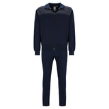 hajo Men Loungewear Set, Long - Soft Sweat, Zip Jacket, Homewear