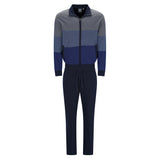 hajo Men lounge suit, long - climate comfort, zip jacket, cotton blend