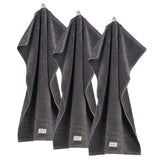 GANT Gästetuch, 3er Pack - Premium Handtuch, Frottee, Bio-Baumwolle