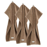 GANT Gästetuch, 3er Pack - Premium Handtuch, Frottee, Bio-Baumwolle