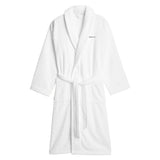 GANT Unisex Bademantel - JACQUARD HERRINGBONE ROBE, Schalkragen, Fischgrätmuster
