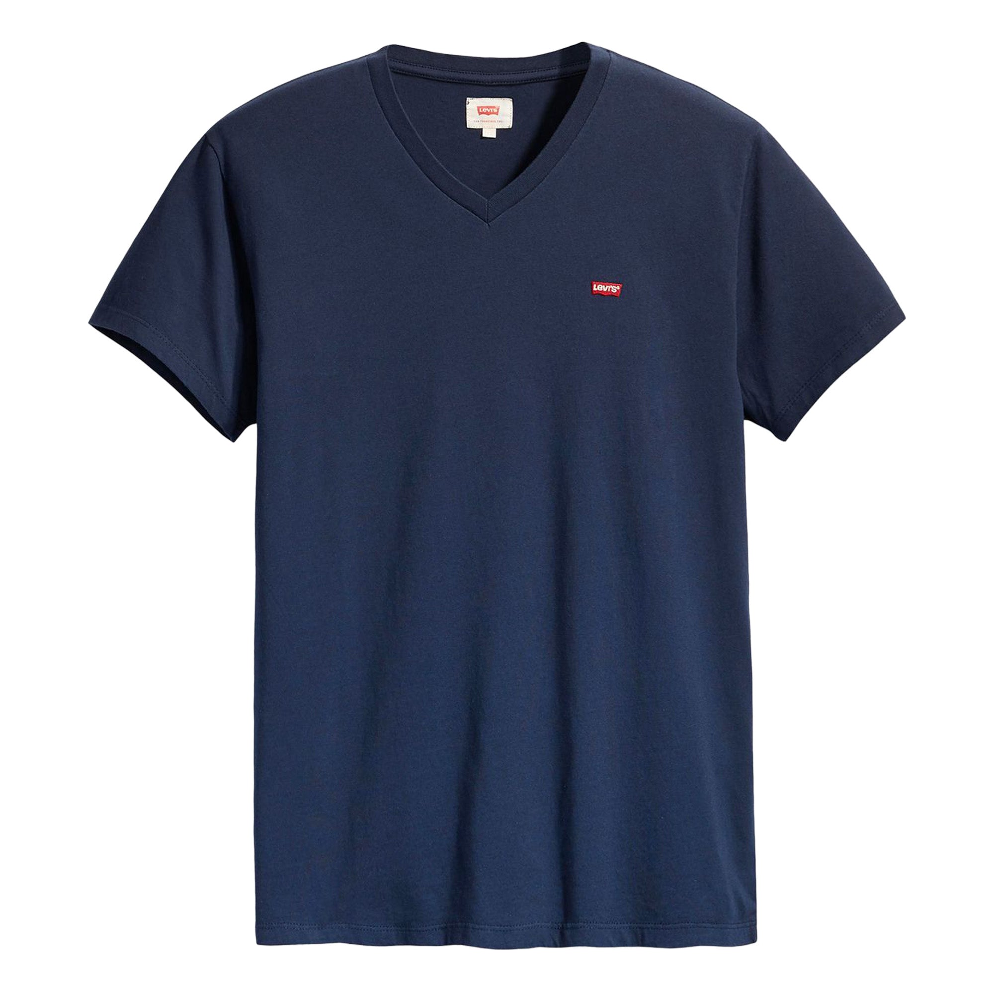 Levi's Herren T-Shirt - Original Housemark Tee, V-Ausschnitt, Baumwolle