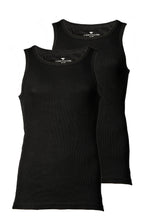 TOM TAILOR Herren Tanktop, 2er Pack - Unterhemd, Garron S, einfarbig