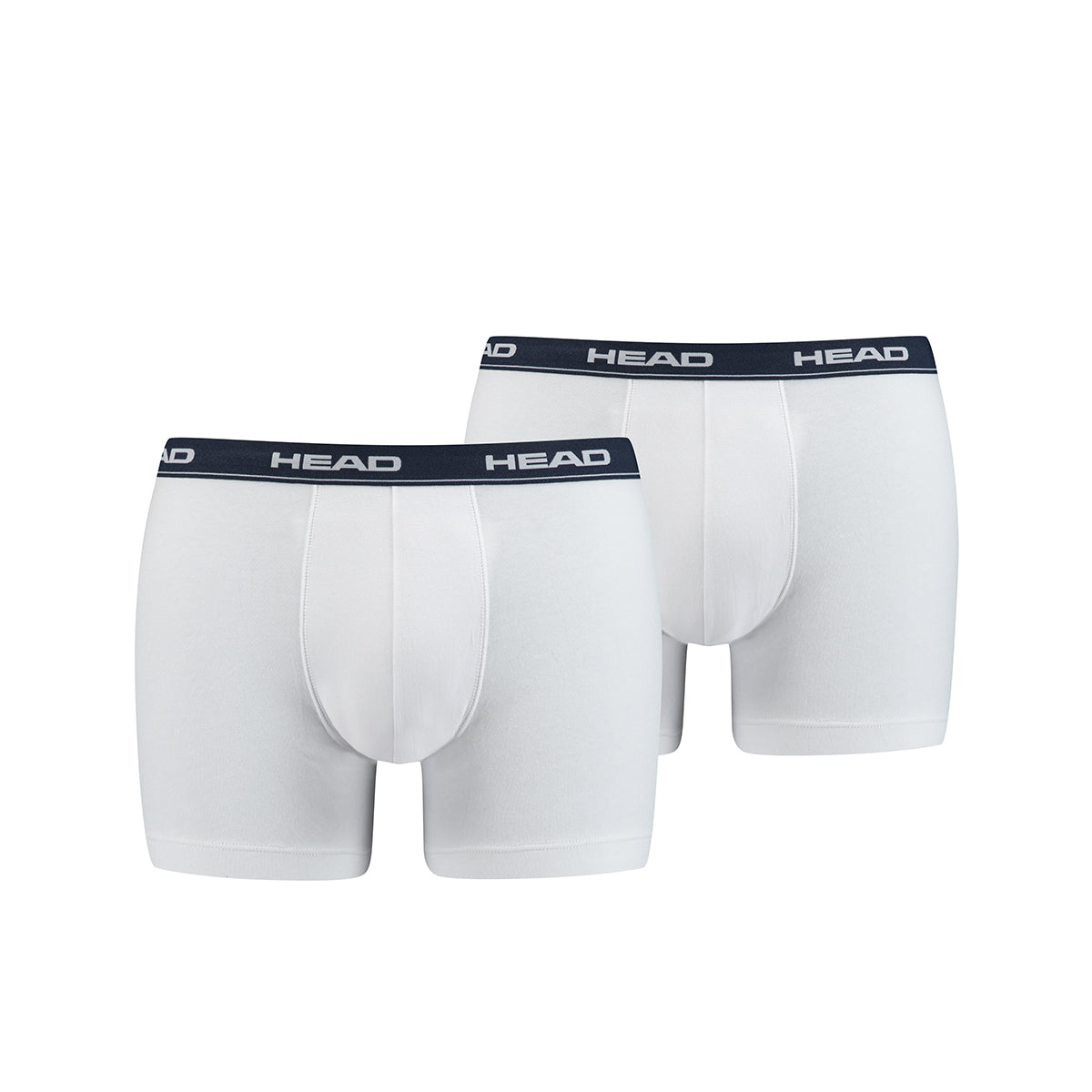 HEAD Men's boxer shorts, 2-pack - cotton stretch, basic, plain