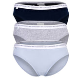 LACOSTE Damen Slips, 3er Pack - Brief, Unterwäsche, Cotton Stretch, Logobund, einfarbig