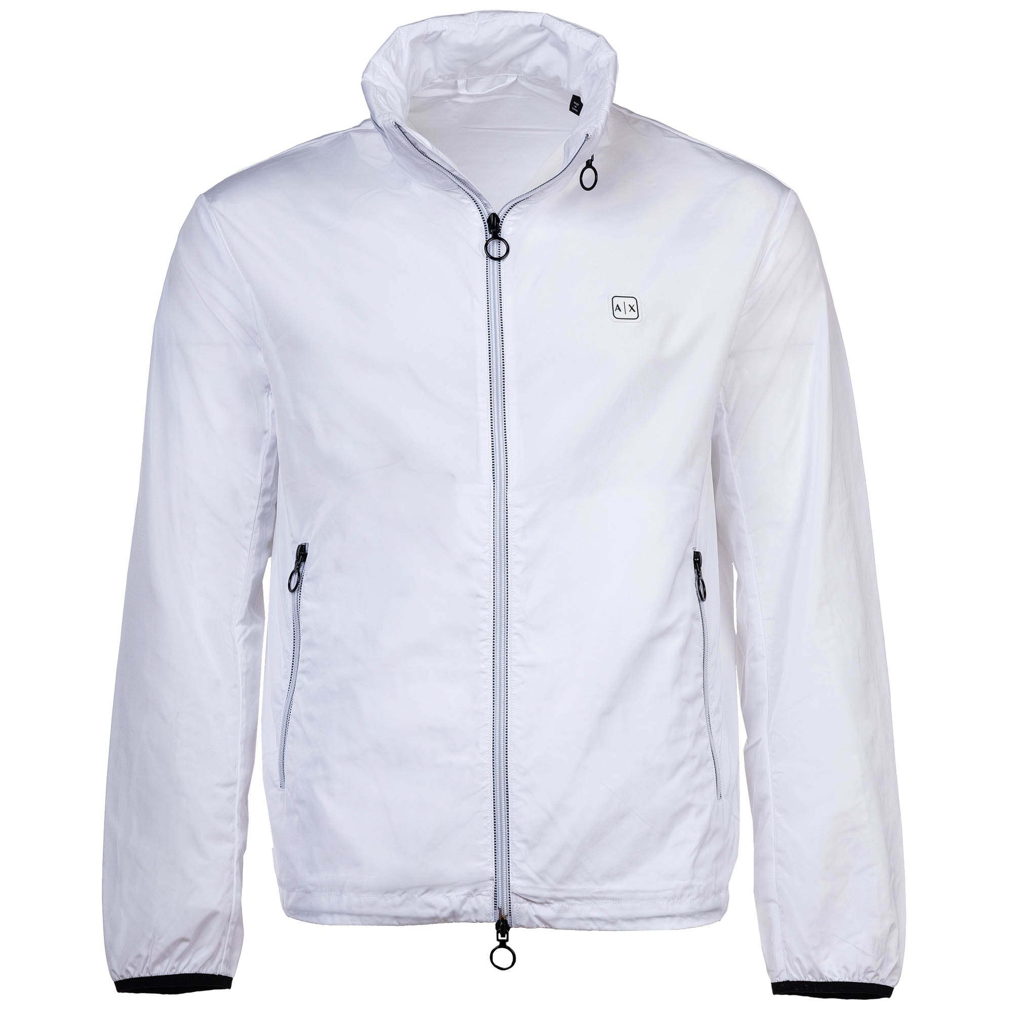 A|X ARMANI EXCHANGE Herren Windjacke - Leichte Jacke, Reißverschluss, Taschen, einfarbig