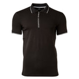 A|X ARMANI EXCHANGE Men's Polo Shirt - Hidden Buttons, Cotton Stretch